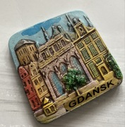    Ceramiczny magnes na lodówkę GDAŃSK  Bałtyk Trójmiasto Polska Rumia 9