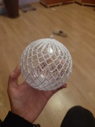 Bombka ozdoba choinkowa średnica 10cm bombka na akrylowej kuli 