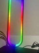 Lampka biurkowa RGB LED z pilotem – nowoczesny design, efekt świetlny