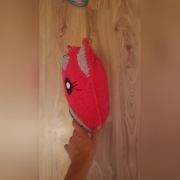 Poduszka własnoręcznie dziergana