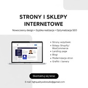 Profesjonalna strona internetowa www + sklep + domena + SEO
