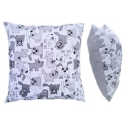 Poszewka 40x40 cm Koty i Psy - pupile - Bawełna