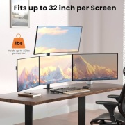 Quad uchwyt na 17-32 cali-w pełni regulowany wytrzymały stojak na4 monitory