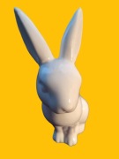 Ozdoba wielkanocna - ZAJĄC BIAŁY - ZAJĄCZEK - ZESTAW 2 SZTUK