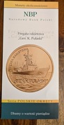 Folder NBP 2013 - Fregata rakietowa Gen. K. Pułaski 2 zł GN ang