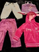 Zestaw ubrań dla dziewczynki rozmiar 86