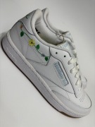 Reebok Club C 85 damskie sneakersy kwiaty-r.38-nowe-skóra-pudełko zastępcze
