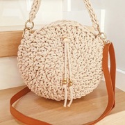 Torebka w stylu boho na szydełku. Rękodzieło.