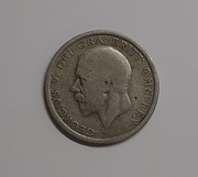 Wielka Brytania 1 Florian 1929  srebro