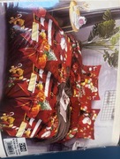 Nowy komplet pościeli 180/200 3 częściowy ŚWIĘTA bawełna