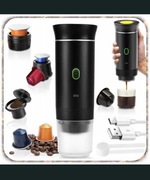 Przenośny ekspres do kawy turystyczny 3w1 ciśnieniowy kapsułki mielona