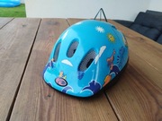 Kask rowerowy dla dzieci niebieski regulowany dziecięcy na rower 