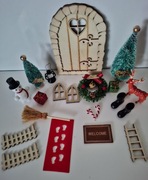 Akcesoria świąteczne do domku dla lalek 