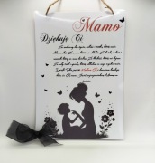 Dyplom/podziękowanie dla Mamy. Prezent na Dzień Matki.