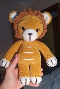 Maskotka szydełkowa amigurumi - lew 27 cm