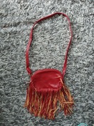 Torebka listonoszka damska z frędzlami 