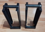 Stojak na płyty CD (20 CD) czarny plastik