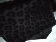 Tezenis imitacja skóry cętki S-36 ocieplane Calzedonia thermal panterka