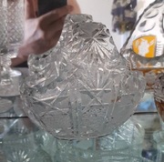 Koszyczek kryształowy. 130mm wysokość/150 średnica/ waga 1kg.