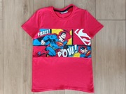 Bluzka bluzeczka krótki rękaw Superman 128/134