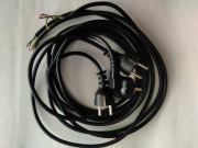 Przewód  kabel sieciowy z wtyczką 1,8m 3szt.