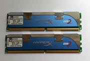 Pamięć Kingston HyperX DDR2 2GB (2x1 GB) 1066MHz PC8500 Dual