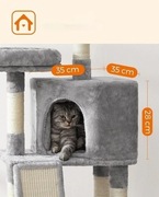 Legowisko / Drapak dla kota szary - jak nowy, nieużywany :)