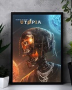 Plakat A3 Travis Scott Utopia Sceleton