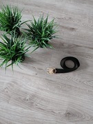 Nowy czarny pasek damski