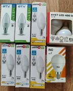 9 żarówek, gwint E14