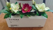 3 szt. mała fejka Ikea doniczka wys. 6 cm - cena za 3 sztuki 