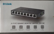 Switch D-Link DGS-108 - 8 portów - Nowy