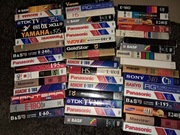 Kasety VHS zestaw 50 sztuk różne marki długości