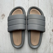 Szare damskie klapki kapcie OYSHO 36