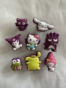 Przypinki piny do crocs Sanrio Hello Kitty & Friends klapki nowe 8 sztuk