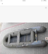 Ponton desantowy niezniszczalny wiosła  podloga sztywna, pompka nozna