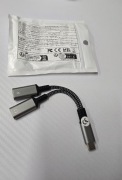Kabel do słuchawek przewodowych Type-C x2