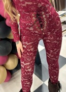 La Diva 36/S legginsy koronka