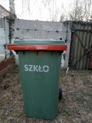 Kubeł na odpady, zielony 240l