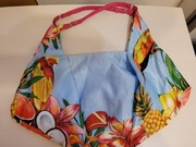 Torba Escada born in paradise kolorowa hobo kakadu