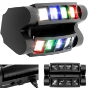 Oświetlenie sceniczne estradowe CON.LED-110 ruchoma głowa Spider 8 LED 27W
