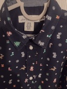 H&M Zara Benetton Okaidi Nowa koszula chłopięca Święta piękna!!! Rozm. 152