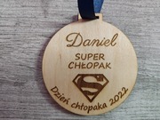 Medal kółko dzień chłopaka w przedszkolu szkole