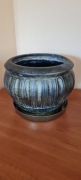 Duża donica ceramiczna w stylu rustykalnym Tomaszewski okres PRL 