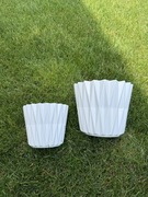 Doniczka Geometric 15cm i 12 cm - komplet 2 sztuki