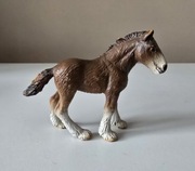 Schleich koń shire źrebię figurka model wycofany z 2002 r.