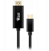 Kabel Silver Monkey USB-C - HDMI v1.4 1,8m Czarny