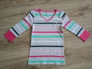 Bluzka koszulka z rękawem 3/4 Old Navy rozm. 134/140 na 9/10 lat