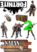 Pan Opłatek na tort - FORTNITE A4