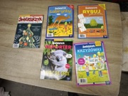 Zestaw gazetek Świerszczyk Reporter Krzyżówki Labirynty Rysuj  r. 2025